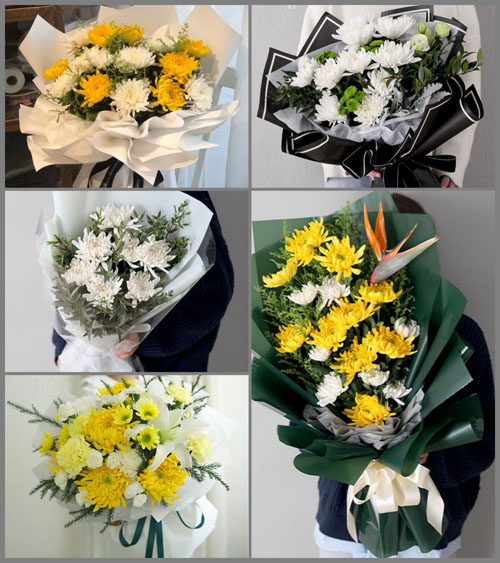 广东肇庆市四会市威整镇白事花束代送